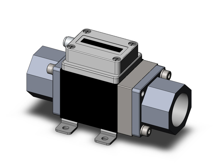 SMC PF3W540-F06-2TN-R-X128 digital flow switch, water, pf3w 3-color digital flow siwtch for water