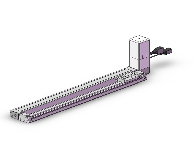 SMC LEMH25T-500B electric actuator linear guide single axis slider