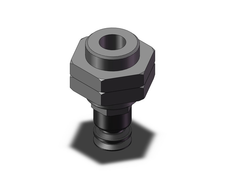 SMC ZP3-T06BS-A10-B5 vacuum pad, zp, zp2, zp3 vertical vacuum inlet, w/adapter