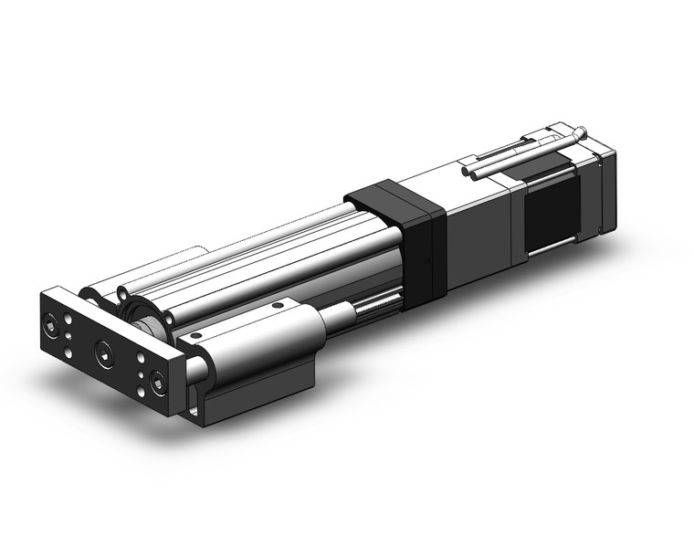 SMC LEYG25MDC-50B-RACP17 guide rod type electric actuator