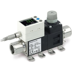 SMC PF3W740-F06-BTN-FRA digital flow switch, water, pf3w 3-color digital flow siwtch for water