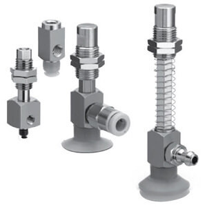 SMC ZP3-Y02UFJ3-B3 vacuum pad, zp, zp2, zp3 lateral vacuum inlet, w/buffer