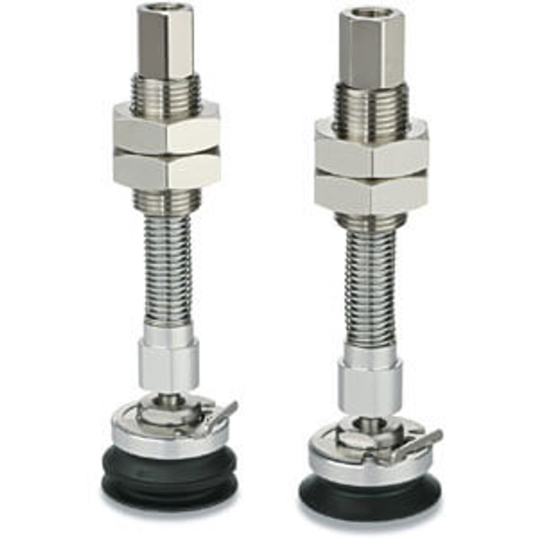 SMC ZP3E-TF125UMNJB10 vacuum pad, zp, zp2, zp3 vertical vac inlet w/ball joint buffer