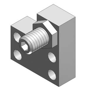SMC MXQ-CT12-X11 MXQ Series Air Slide Table Stroke Adjuster (Accessory)