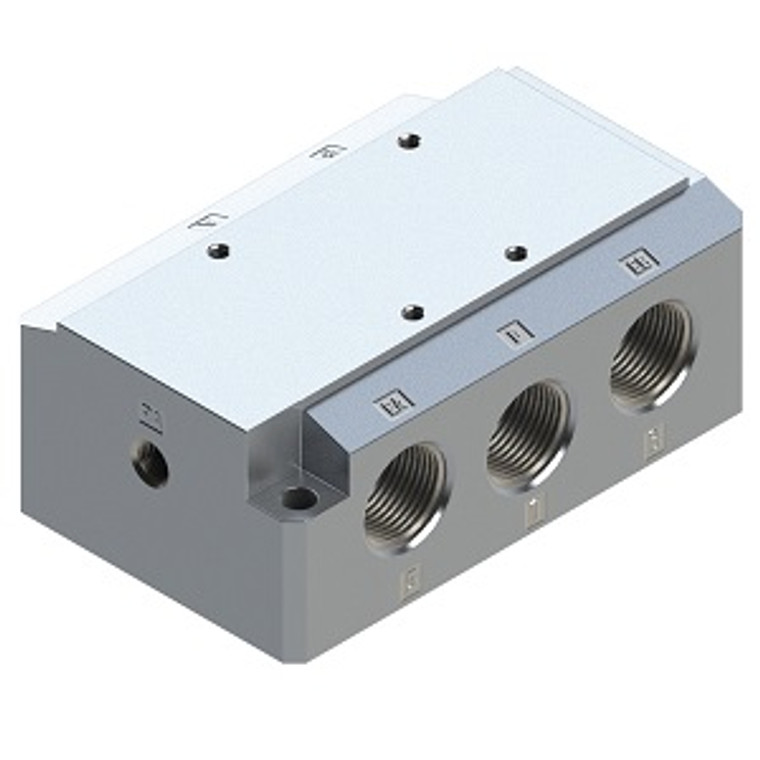 SMC VFS5000-P-06N Sub-plate Assembly For VFS5000 Series