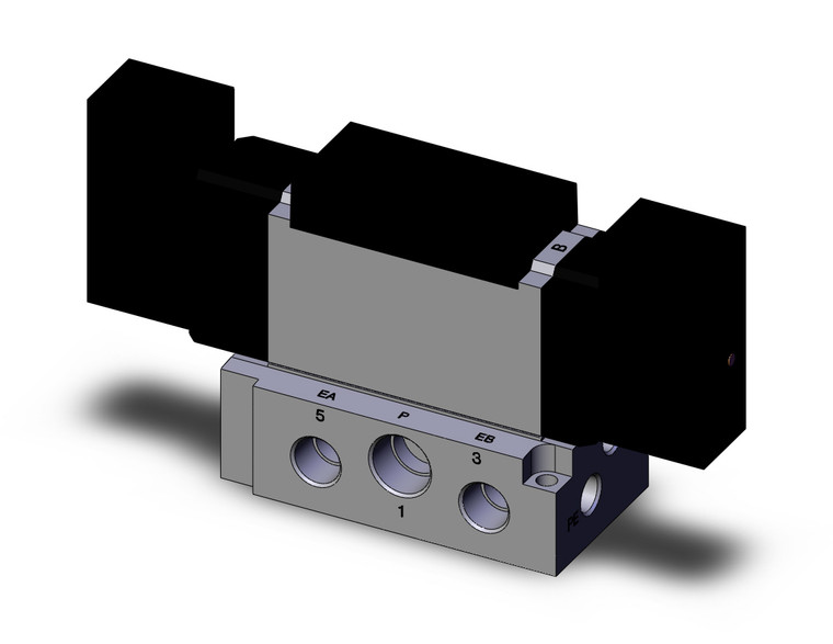 SMC VFR3310-5EZ-03N 4/5 port solenoid valve valve, 5 port solenoid