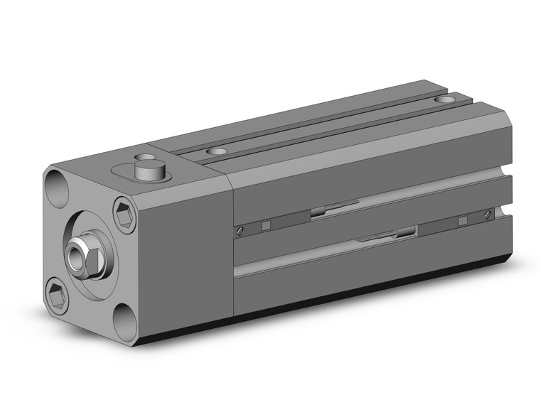 SMC CDLQB20-50DC-B-M9PSAPC compact cylinder w/lock cyl, compact with lock
