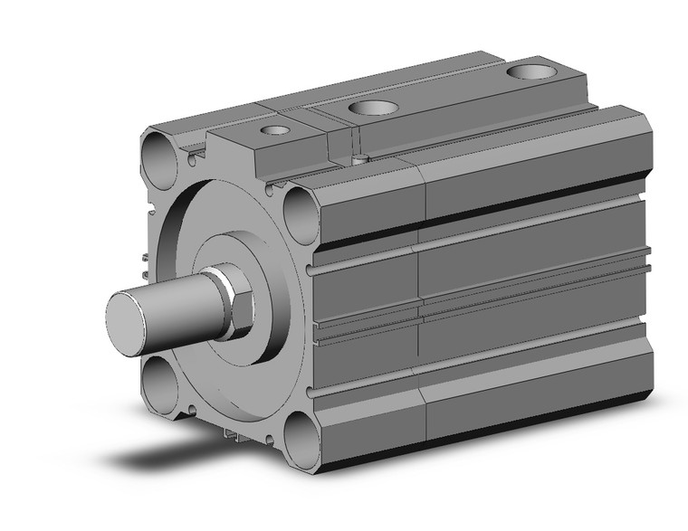 SMC CLQB80TF-50DCM-F compact cylinder w/lock cyl, compact with lock