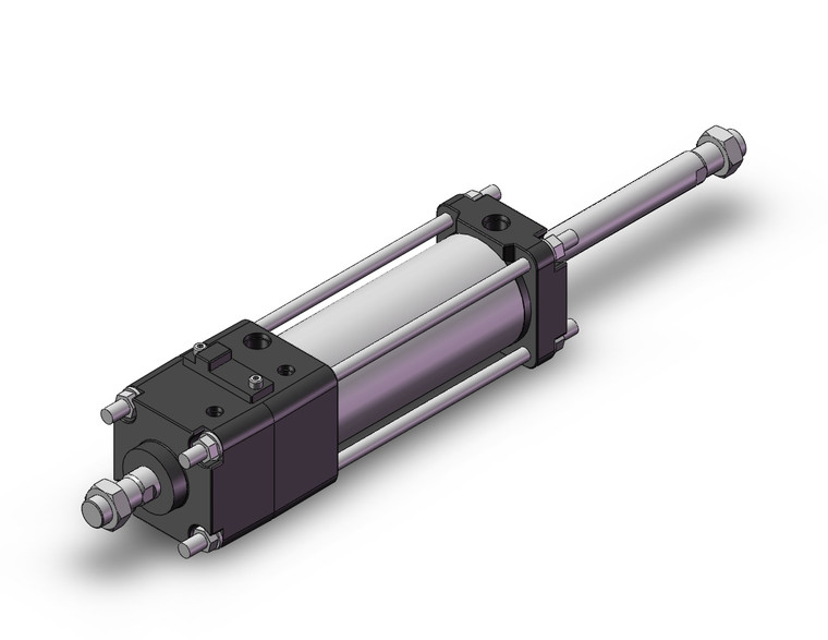 SMC CLA2WBF80-150-E tie rod cylinder w/lock fine lock cylinder