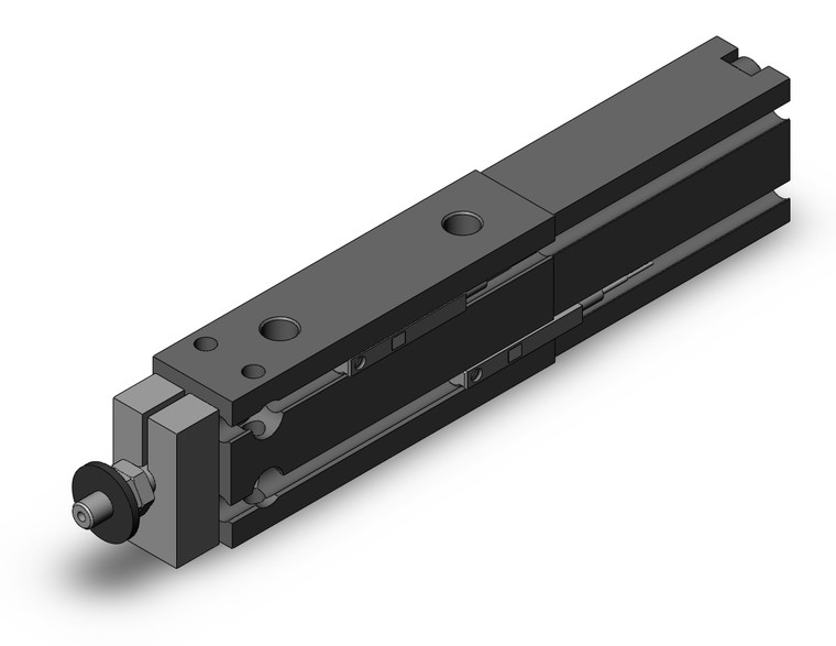 SMC ZCDUKC10-25D-M9PVL compact cylinder w/vacuum cyl, free mount for vacuum