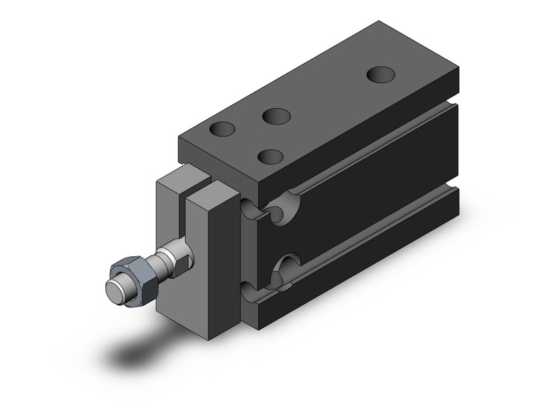 SMC CDUK16-10D-M9P compact cylinder cyl, free mount, non-rotating