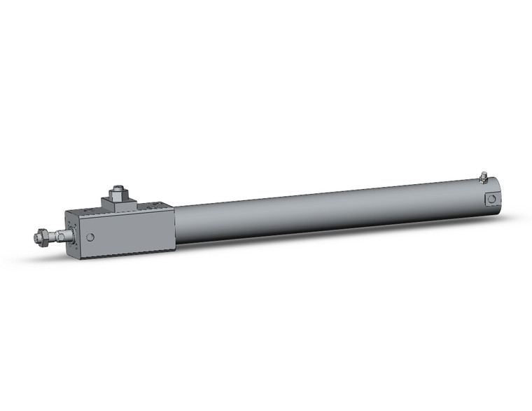 SMC CDLG1BA32-300-E round body cylinder w/lock clg1, fine lock cylinder