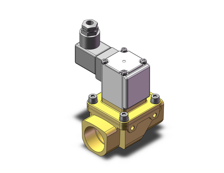 SMC VXZ262KGBXCA 2 port valve pilot op 2 port solenoid valve, (n.c.)