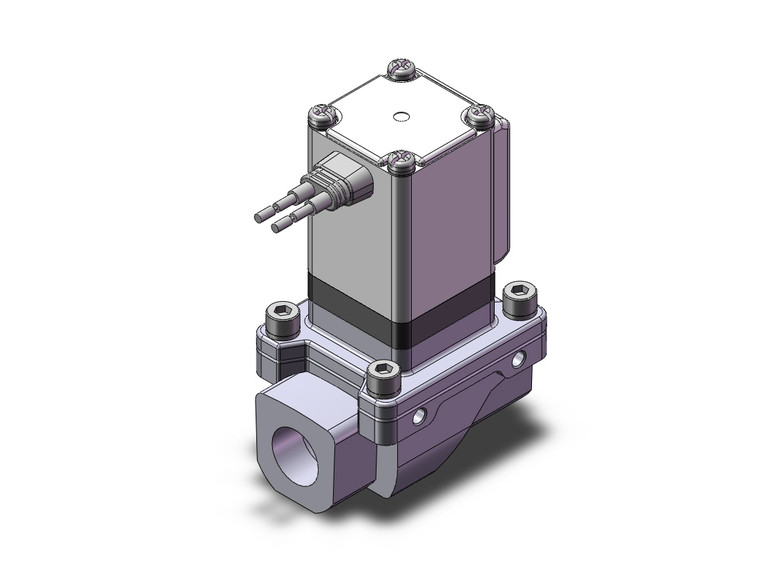 SMC VXZ2B2GA 2 port valve pilot op 2 port solenoid valve, (n.o.)