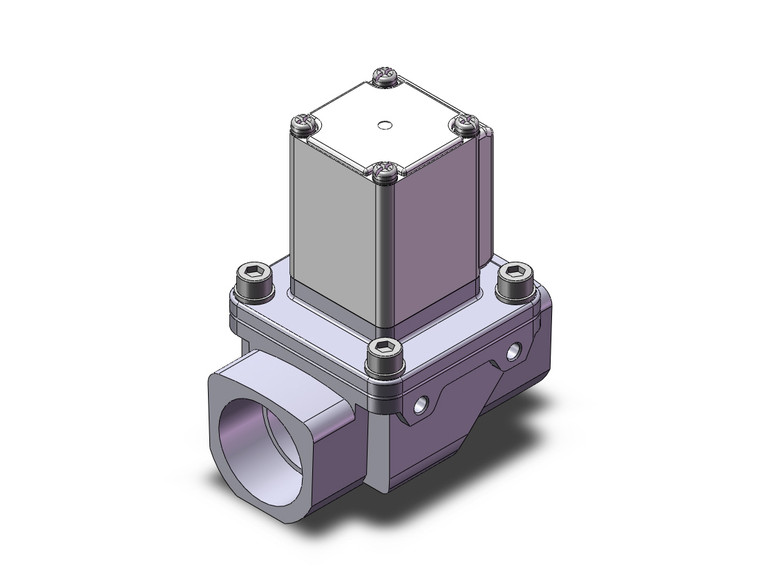 SMC VXZ263LZ2CE 2 port valve pilot op 2 port solenoid valve, (n.c.)