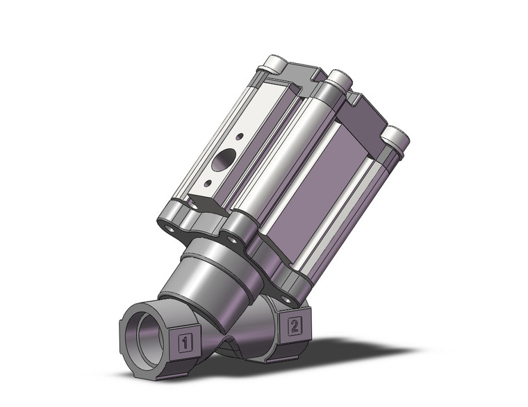 SMC VXB215EBL 2 port valve angle seat valve, air operated