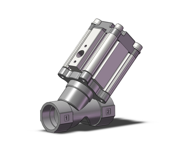 SMC VXB215FAL 2 port valve angle seat valve, air operated