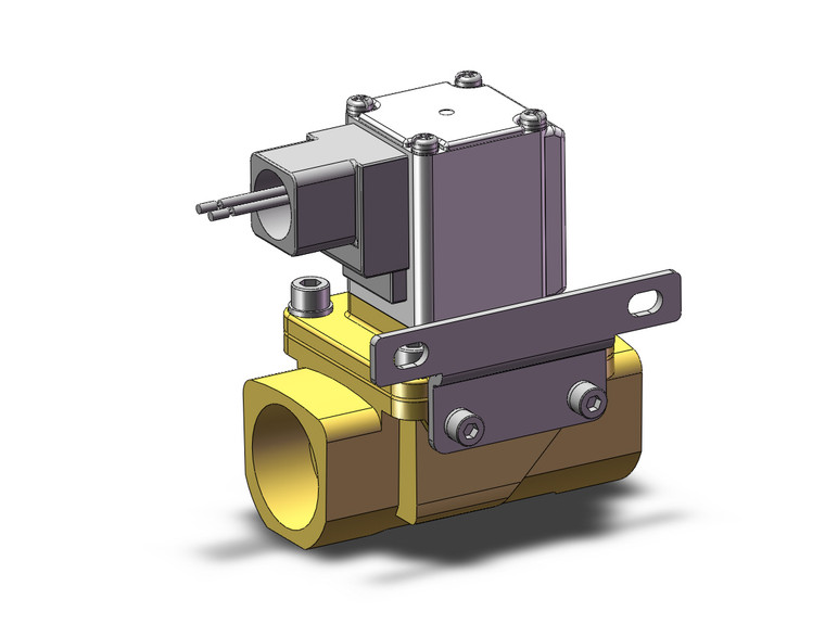 SMC VXZ260KUBXB 2 port valve pilot op 2 port solenoid valve, (n.c.)