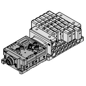 SMC VV8018-03F-SD6N3N0-W1 VSS8-2/VSR8-2/VSS8-4/VSR8-4 Series 5 Port Solenoid Valve Conforms To ISO 15407-2 Standard Plug-in Type Manifold S Kit (Serial Transmission) EX600 Integrated-type