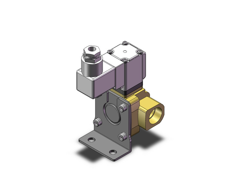 SMC VXD2B2HZ2AXB pilot op 2 port solenoid valve (n.o.)