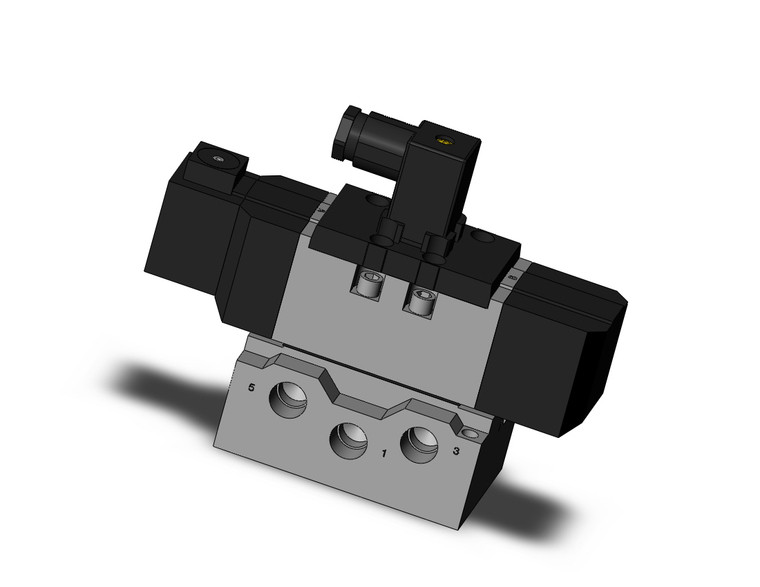 SMC VS7-8-FJG-D-1ZA03 4/5 port solenoid valve valve, dbl sol, iso 2