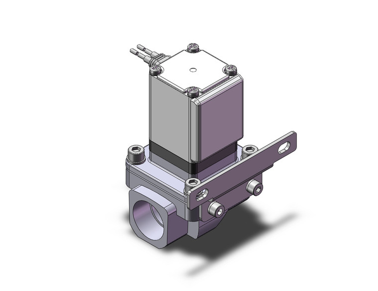 SMC VXZ2C2JAEXBA 2 port valve pilot op 2 port solenoid valve, (n.o.)