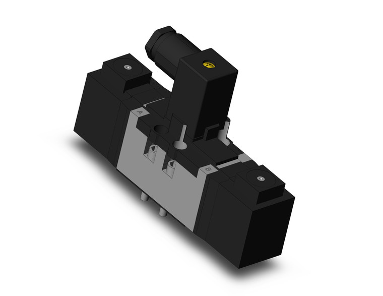 SMC EVS7-6-FG-D-3 4/5 port solenoid valve valve 2pos/dbl, iso size 1