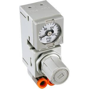 SMC ARM10F1-06G-1ZA-P regulator, manifold compact regulator