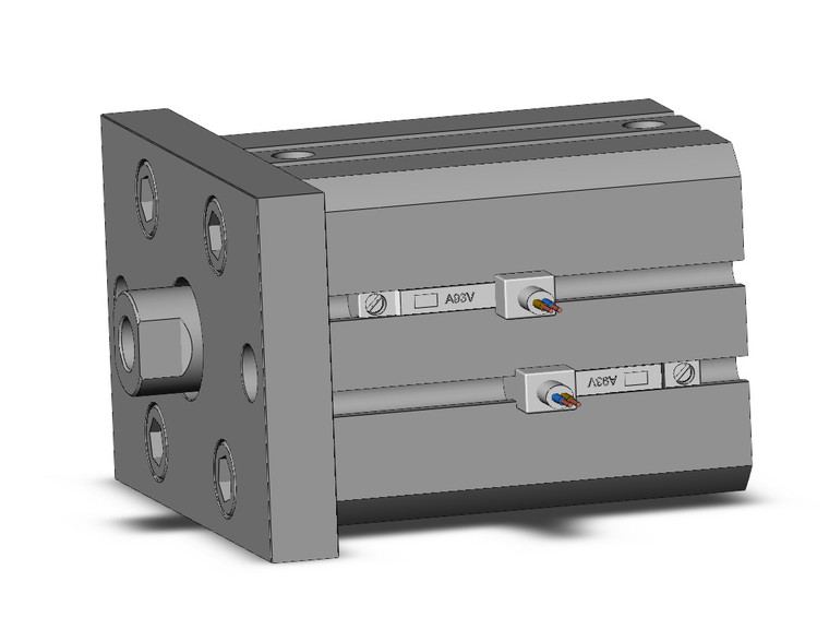 SMC CDQSF25-20D-A93VL compact cylinder cylinder, compact