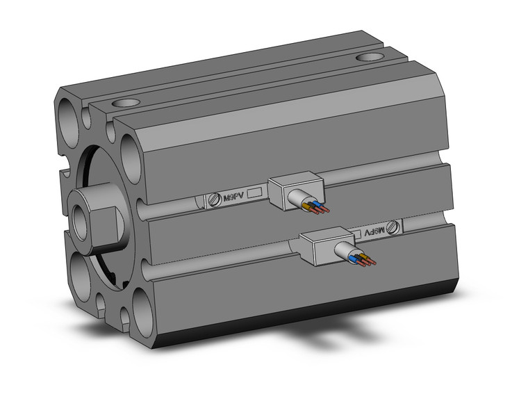 SMC CDQSXB25-25D-M9PVSAPC compact cylinder cyl, microspeed, dbl acting