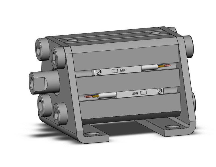 SMC CDQSL20-20D-M9PMAPC compact cylinder cylinder, compact
