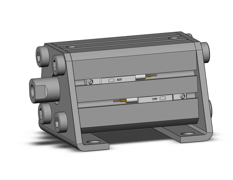 SMC CDQSL25-30D-A93 compact cylinder cylinder, compact