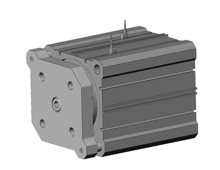 SMC CDQMA100-75-M9BV compact cylinder w/guide compact guide rod cylinder, cqm