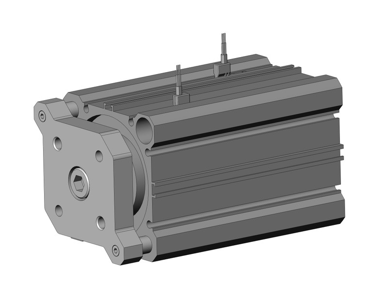 SMC CDQMB63-75-M9PWV compact cylinder w/guide compact guide rod cylinder, cqm