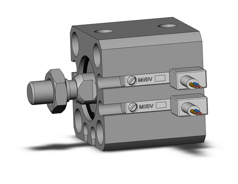 SMC CDQSB16-5DCM-M9BVM compact cylinder cylinder, compact