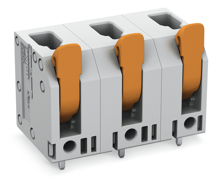 WAGO 2604-3504 PCB terminal block; Push-in CAGE CLAMP with operating lever