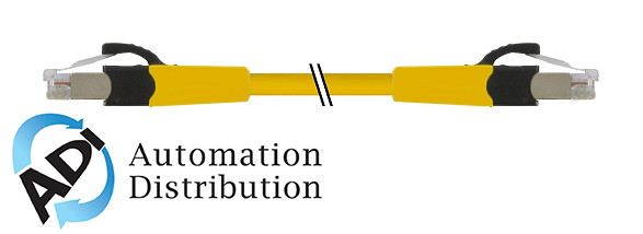 Murrelektronik 7000-74711-3780030 rj45 male 0?? / rj45 male 0?? cabinet-line, gigabit, frnc/ls0h 4x2xawg26 shielded ye 0,3m