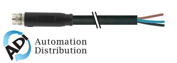 Murrelektronik 7000-08161-6500150 m8 male 0?? snap-in with cable, pur 3x0.25 bk ul/csa+robot+drag chain 1.5m