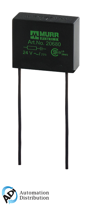 Murrelektronik 20688 suppressor for contactors, rc, 400 vac/dc 50 va/w, cf-rc-400/10-u