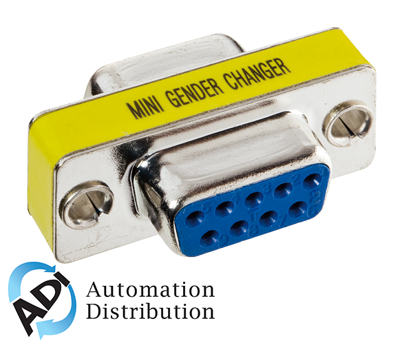 Murrelektronik 4000-68000-9040031 modlink msdd gender changer, sub-d9 female/male