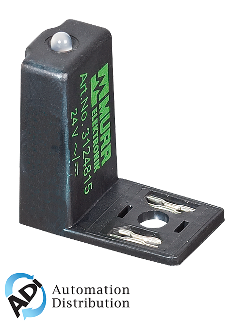 Murrelektronik 3124832 valve plug suppressor form ci - 9.4mm, zener diode and led, 24vac/dc/100va/w, mvt-lgzl-24/100