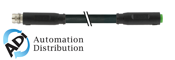 Murrelektronik 7000-88121-6200100 m8 male 0?? / m8 female 0?? snap-in, pur 3x0.25 black 1m