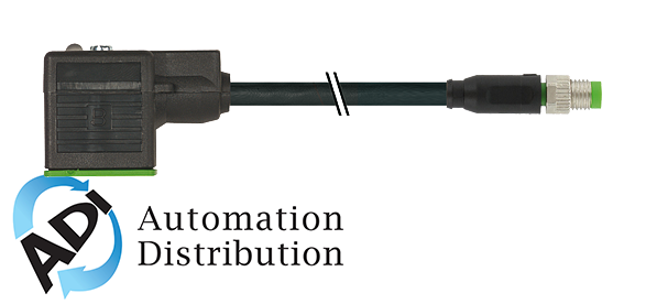 Murrelektronik 7000-88751-6130030 m8 male 0?? 4 pole / msud valve plug form b 10 mm, pvc 3x0.34 black 0.3m