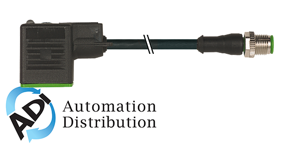 Murrelektronik 7000-88701-6330100 m8 male 0?? 3 pole / msud valve plug form a 18mm, pur 3x0.34 black ul/csa, drag ch 1m