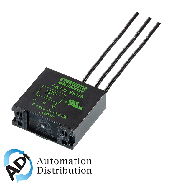 Murrelektronik 23050 motor suppressor, rc, 3x400...575vac/4kw, rc3bu-rc-3x400-575/4k