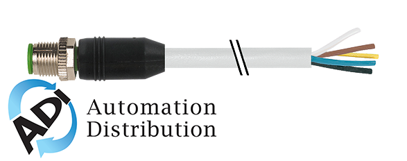 Murrelektronik 7000-17001-2920030 m12 male 0??, pur 8x0,25 gray, drag ch 0.3m