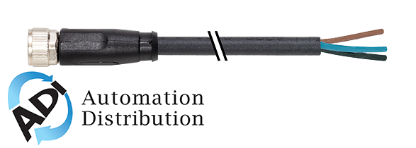 Murrelektronik 7000-08961-6960200 m8 female 0?? with cable, pur 8x0.14 bk 2m