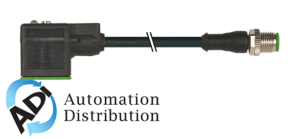 Murrelektronik 7000-40921-6150200 m12 male 0?? / msud valve plug form a 18mm, pvc 5x0.34 black 2m