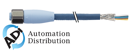 Murrelektronik 7024-13221-3720150 m12 female 0?? shielded with cable f&b pro, tpe-s 5x0.34 shielded bu robot+drag ch. 1,5m