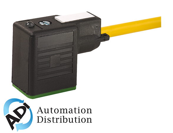 Murrelektronik 7000-10021-0161500 msud valve plug form b 10 mm, pvc 3x0.75 yellow, 15m